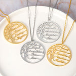 Afbeelding in Gallery-weergave laden, Stamboom Necklace engraved™ | Tijdelijk 50% Korting!
