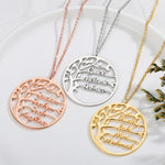 Afbeelding in Gallery-weergave laden, Stamboom Necklace engraved™ | Tijdelijk 50% Korting!
