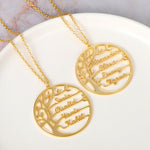 Afbeelding in Gallery-weergave laden, Stamboom Necklace engraved™ | Tijdelijk 50% Korting!
