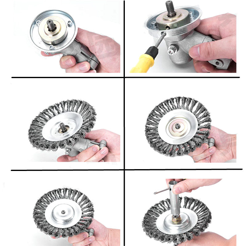 Garden Trimmer™ (StaalBorstel Kop) | Onkruid verwijderen was nog nooit zo makkelijk!