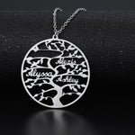 Afbeelding in Gallery-weergave laden, Stamboom Necklace engraved™ | 8 namen | Tijdelijk 50% Korting!
